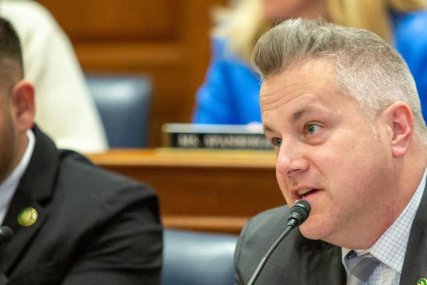 Congressman Sorensen speaking at hearing