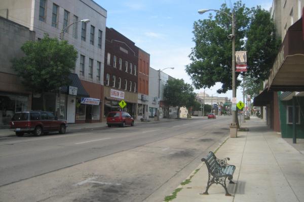Freeport town street.
