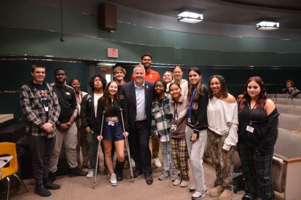 Sorensen Speaks to Rock Island High School Students About Importance of Voting