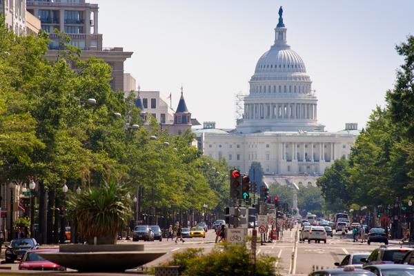 Photograph of the Capitol Building from Pennsylvania Avenue