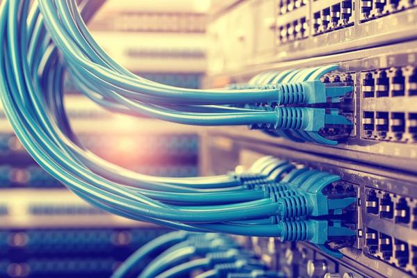 Image of internet cables.