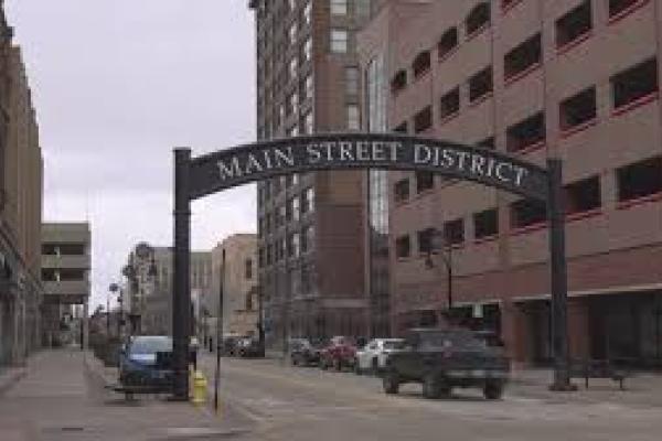 Image of Rockford's main street district
