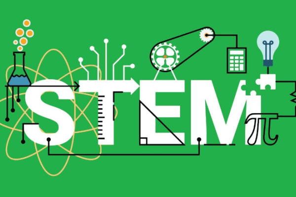 Graphic of the word STEM