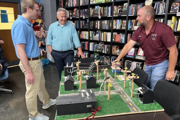 Sorensen Visits Williamsfield Schools to Highlight Investments in Energy Upgrades
