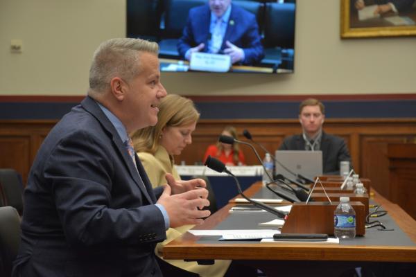 Testifying before Transportation and Infra Committee