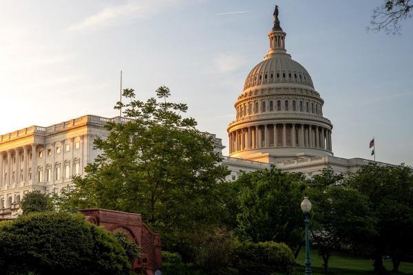 United States Capitol Building at Sunrise