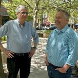 Congressman Eric Sorensen and Normal, Illinois, Mayor Chris Koos discuss infrastructure improvements coming to Normal.
