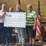 17th District Congressman Eric Sorensen (D-Moline) visited Peoria Heights to announce more than $959,000 to go toward replacing water distribution and raw water collection line