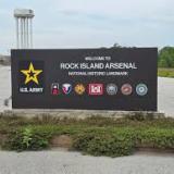 Photograph of the Rock Island Arsenal sign