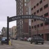 Image of Rockford's main street district