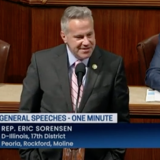 Congressman Eric Sorensen delivers his first House floor speech. 