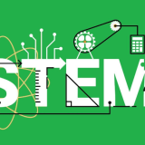 Graphic of the word STEM